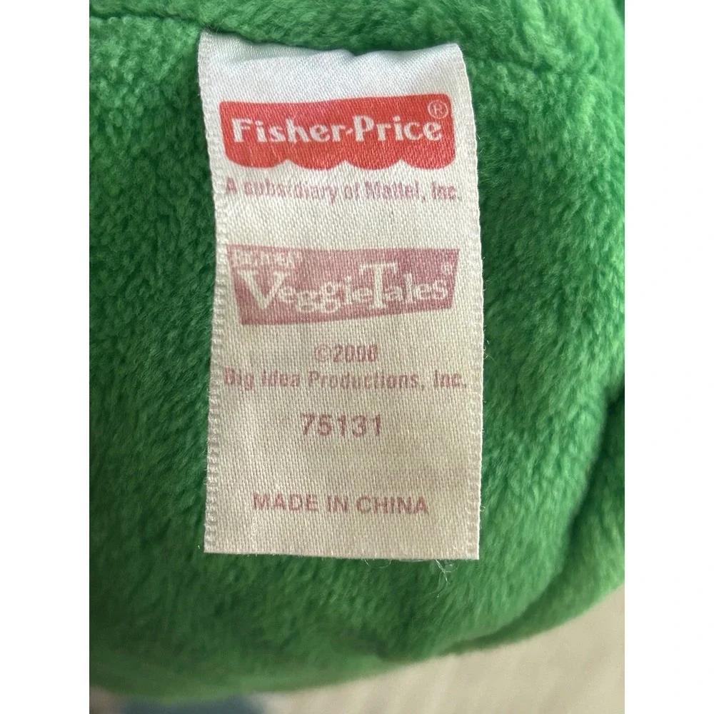Veggie Tales Larry Boy / Cucumber Reversible Plush 13